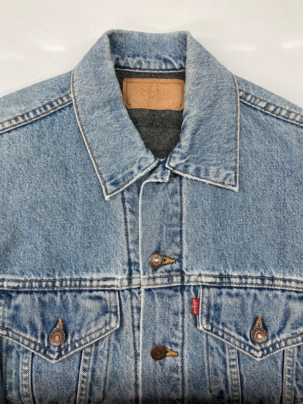リーバイス Levi's DENIM JACKET デニム ジャケット Gジャン ブランケット 裏715 アウター USA製 インディゴ 青 サイズ 38 ジャケット 無地 ブルー 104MT-1793
