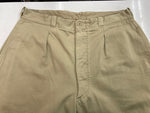 ミリタリー Military 50's 60's FRENCH ARMY M-52 Paint CHINO TROUSERS フランス軍 チノ Vintage ヴィンテージ 無地 チノパン ベージュ サイズ35 104MB-122