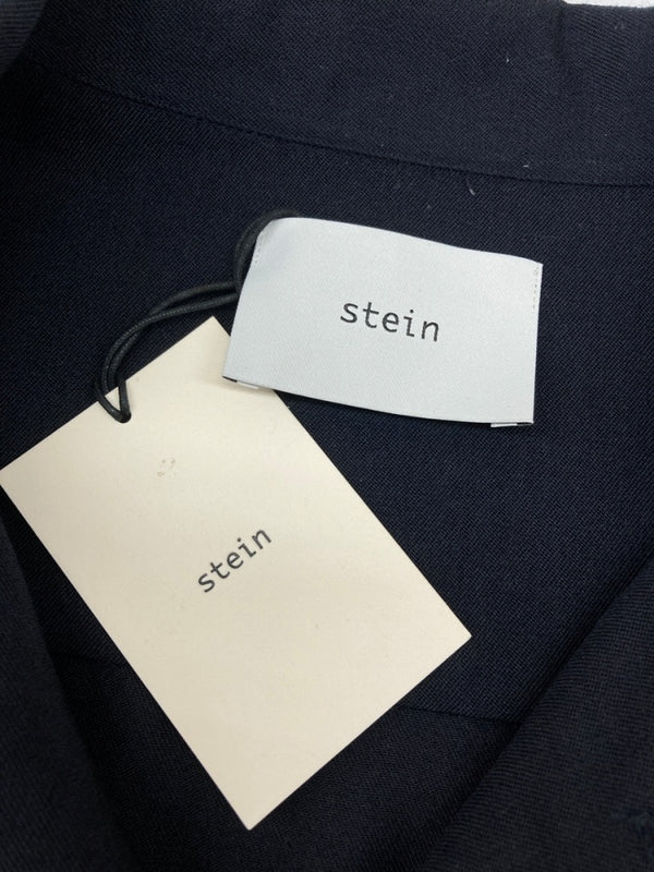 シュタイン stein W/TA SS SHIRT ウール トリアセテート ショートスリーブ シャツ ボタン 半袖 紺 ST.066 半袖シャツ 無地 ネイビー Mサイズ 104MT-2335