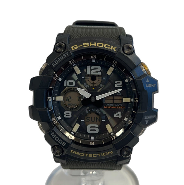 ジーショック G-SHOCK カシオ CASIO MUDMASTER マッドマスター 黒 緑 GWG-100 メンズ腕時計101watch-79