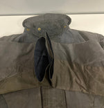 バブアー BARBOUR 90's 90年代 3ワラント BORDER ボーダー ワックス コットン オイルドジャケット コート VINTAGE ヴィンテージ 34inchi ジャケット ネイビー 101MT-5259