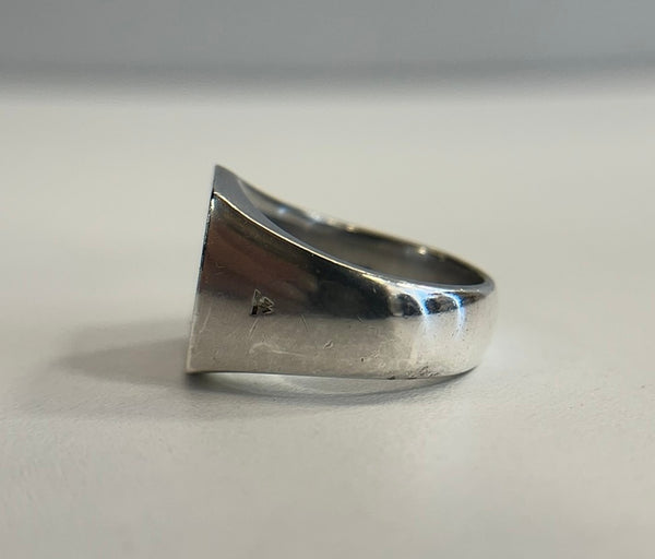 トムウッド TOMWOOD Cushion Satin クッションサテンリング シグネットリング 印台 925刻印 　 メンズジュエリー・アクセサリー 指輪・リング シルバー 101goods-174