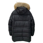 ダンヒル dunhill ファー付き中綿ダウン ジャケット ブラック Sサイズ 201MT-4475