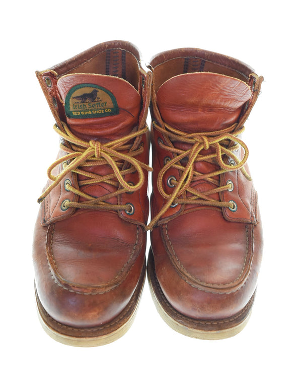 レッドウイング RED WING 90s アイリッシュセッター 93年製 半円犬タグ 90's メンズ靴 ブーツ ワーク ブラウン 103S-1155