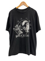 US US古着 BRUCE LEE ブルース・リー  カンフー 陰陽 黒 Tシャツ ブラック 101MT-4833