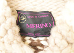 スーパーファインメリノ SUPER FINE MERINO デッドストック カウチンニット カーディガン ベージュ ジャケット ベージュ 103MT-1445