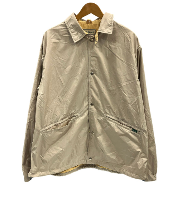 エルエルビーン L.L.Bean Bean's Lined Coach Jacket ビーンズラインドコーチジャケット  復刻 チンスト付き  4175-5070 XL ジャケット ベージュ LLサイズ 101MT-5364