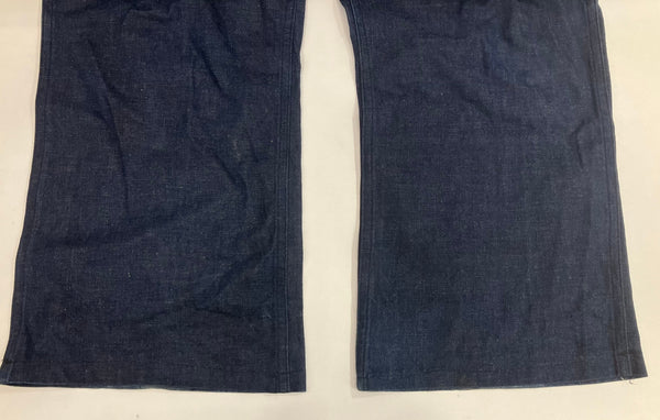 ミリタリー Military 60's 60年代 US NAVY デニム セーラーパンツ フレアパンツ インディゴ 濃紺 VINTAGE ヴィンテージ デニム ブルー 101MB-705
