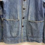 【曜日割引対象外】 ヴィンテージ vintage 40's~ US.NAVY ショールカラー デニムカバーオール ジャケット ブルー 201MT-4750 VB