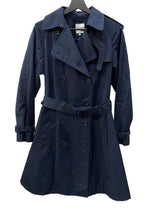 ジャンポールゴルチエ Jean Paul GAULTIER トレンチ TRENCH COAT ライトアウター テーラード TAILORED ダブルブレスト ウエストベルト スロートラッチ 膝丈 ベトナム製 NAVY 紺 JP-S16-C0001-A コート ネイビー SIZE40 104LT-235