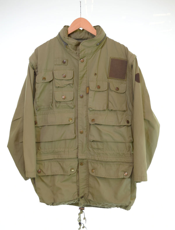 フェールラーベン FJALL RAVEN 多ポケット ミリタリージャケット ジャケット カーキ Sサイズ 103MT-2912