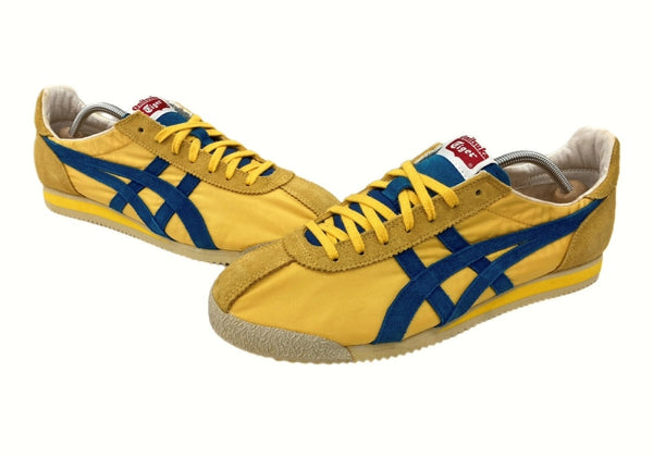 オニツカタイガー ONITSUKA TIGER TIGER CORSAIR VIN タイガー コルセア ヴィンテージ ローカット ランニング シューズ 黄 TH321N メンズ靴 スニーカー イエロー 27.5cm 104S-649