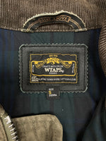 ダブルタップス WTAPS M-3 MILITARY JACKET ミリタリー ジャケット ダブルジップ エルボーパッチ ROKUDENASHI アウター 緑 102GWDT-JKM06 ジャケット ロゴ カーキ Sサイズ 104MT-1781