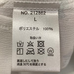 絡繰魂 真夏のシャツ 桜満開×茜鯉 昇華転写 アロハ 開襟 212862 セットアップ ホワイト Lサイズ 201MT-3995