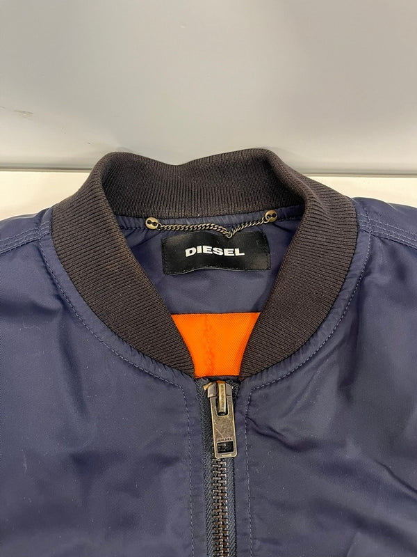 ディーゼル DIESEL MA-1 ナイロンジャケット ジャンパー ブルゾン  ジャケット ネイビー Mサイズ 101MT-4613