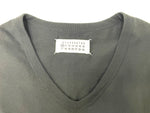 メゾン マルタン マルジェラ Maison Martin Margiela Vネック 無地 TEE S50GC0388 52 Tシャツ ブラック 601MT-55