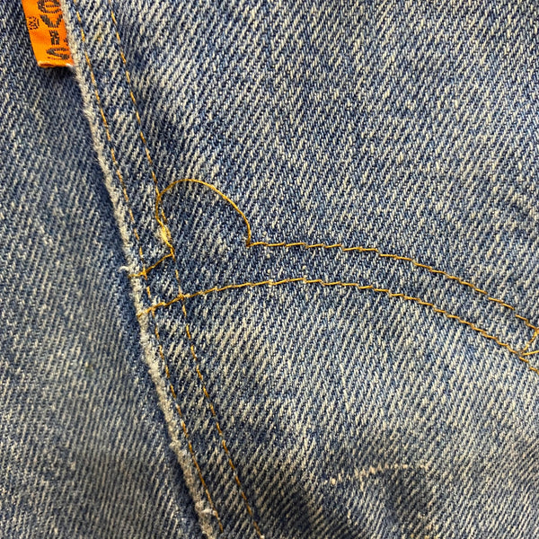 【曜日割引対象外】 リーバイス Levi's 70’s 70s 70年代 646 刻印562 デニム ブルー W30サイズ 201MB-814 VB