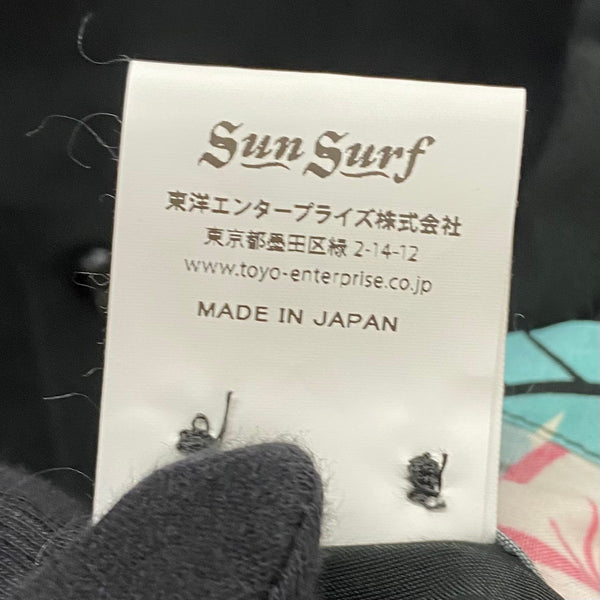 【曜日割引対象外】 サンサーフ SUN SURF SPECIAL EDITION L/S RAYON HAWAIIAN SHIRT SS28422 長袖シャツ ブラック Lサイズ 201MT-4290 VB