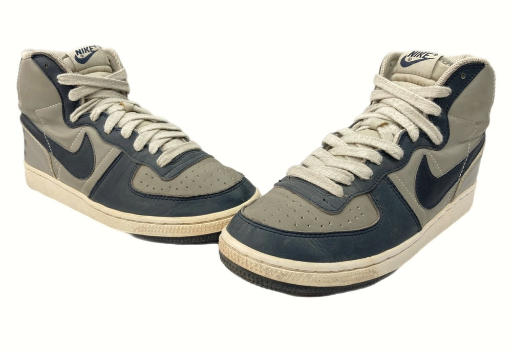 ナイキ NIKE 03年製 TERMINATOR HIGH COLLEGE GREY ターミネーター ハイ カレッジ グレー Georgetown  ジョージタウン 灰色 307147-041 メンズ靴 スニーカー グレー 27cm 104-shoes208 | 古着通販のドンドンサガール