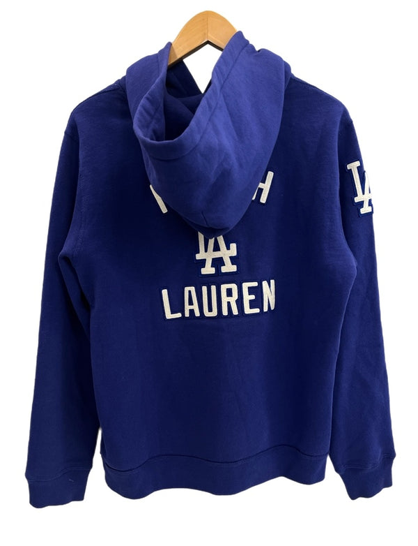 ラルフローレン RalphLauren ×LA DODGERS ロサンゼルス・ドジャース フーディ 青 XL パーカ ブルー LLサイズ 101MT-4494