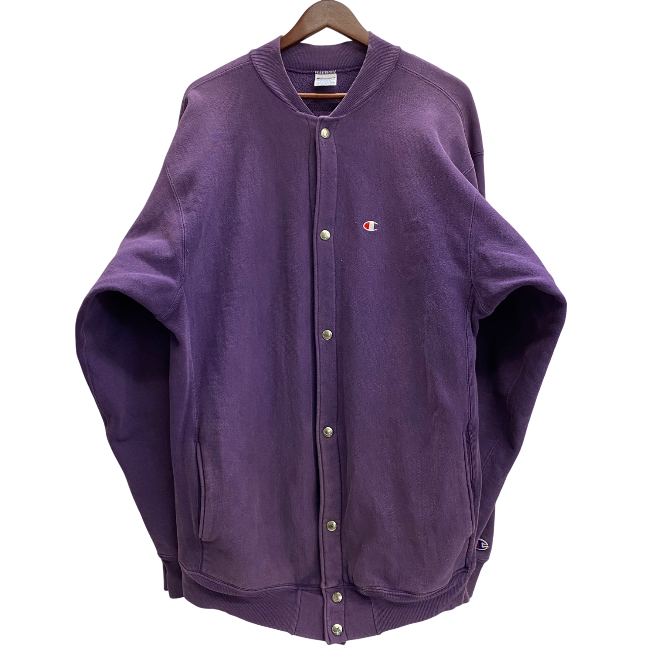 90's USAチャンピオン リバースウィーブ スナップカーディガン 90s USA製 チャンピオン リバースウィーブ スナップボタンカーディガン