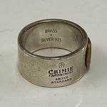 【中古】クライミー CRIMIE BRASS × SILVER 925 21号 メンズジュエリー・アクセサリー 指輪・リング シルバー 201goods-648