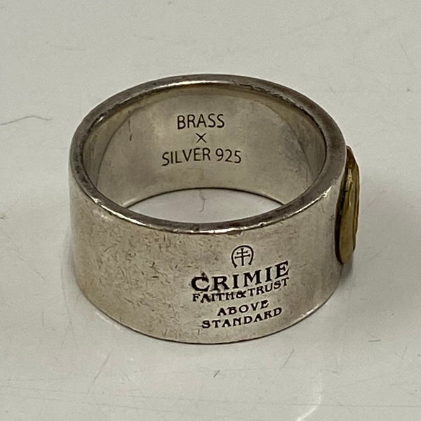【中古】クライミー CRIMIE BRASS × SILVER 925 21号 メンズジュエリー・アクセサリー 指輪・リング シルバー 201goods-648