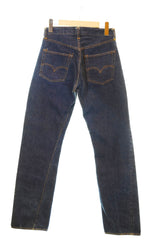 リーバイス LEVI'S 70s 73年11月製 501 66前期 ボタン裏6 赤耳 Denim Jeans デニムパンツ 濃紺 デニム ブルー 103MB-321