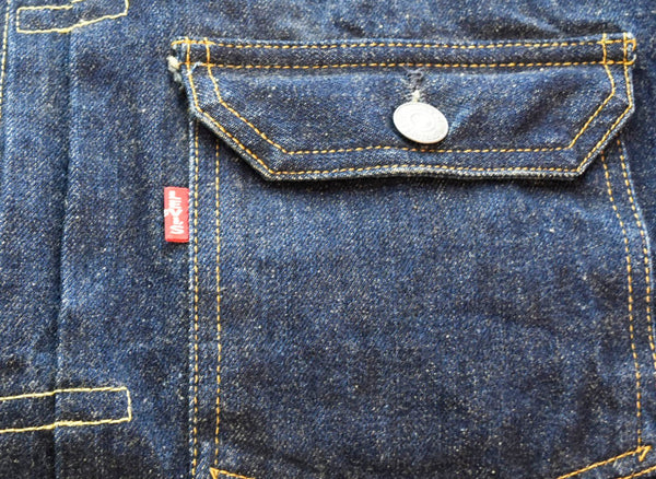 リーバイス Levi's 506XX 1st 復刻 バレンシア工場 ボタン裏555 98年12月米国製 デニムジャケット 70501-0003 44 ジャケット ブルー 103MT-1012