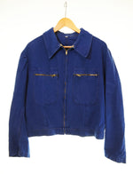 ヴィンテージ  Vintage 50sフレンチ サイクリストジャケット ワークジャケット ジャケット ブルー 103MT-2970