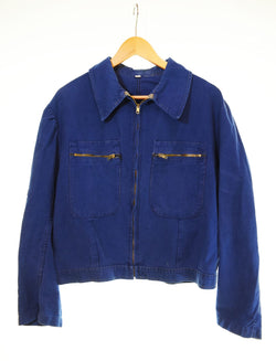 ヴィンテージ  Vintage 50sフレンチ サイクリストジャケット ワークジャケット ジャケット ブルー 103MT-2970
