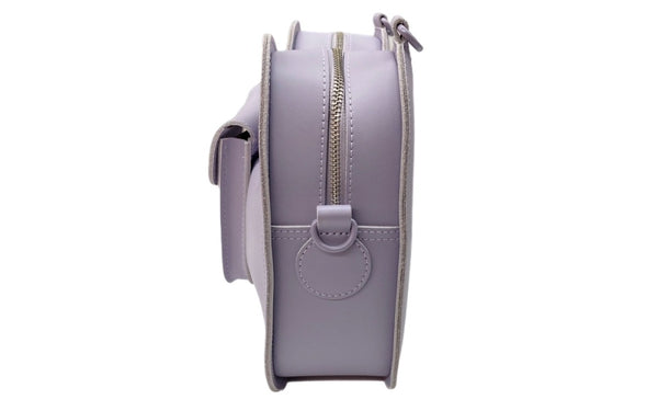 ドクターマーチン Dr.Martens ボウ バッグ ショルダーバッグ バックパック リュック カードスロット付 メダリオン リボン型 レザー PURPLE パステルカラー AD106774 バッグ レディースバッグ 2way・3wayバッグ ロゴ パープル 104B-82
