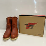 【曜日割引対象外】 レッドウィング RED WING ペコスブーツ オロラセット 8866 メンズ靴 ブーツ ペコスタイプ ブラウン 26cmサイズ 201-shoes1589 VB