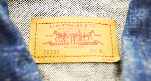 リーバイス Levi's デニムトラッカージャケット 青 70505-0301 ジャケット ブルー LLサイズ 103MT-1744
