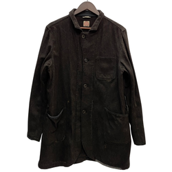 【曜日割引対象外】 ファンセットオブアート FUNSET OF ART MARIN COUNTY MADE カバーオール ウールジャケット コート ブラウン Lサイズ 201MT-4300 VB