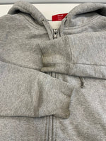 シュプリーム SUPREME 15FW 15AW Hooded Logo Zip Up Parka フードロゴジップアップパーカー 灰 グレー パーカ グレー Sサイズ 101MT-5001