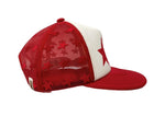 アベイシングエイプ A BATHING APE BAPE STA MESH CAP ベイプ スタ メッシュ キャップ Y2K 星 帽子 赤 帽子 メンズ帽子 キャップ ロゴ レッド フリーサイズ 104H-50