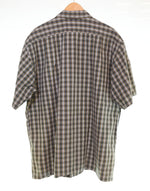 ダブルアールエル RRL 三ツ星 三つ星 90's チェック シャツ  半袖シャツ グリーン Lサイズ 103MT-2830