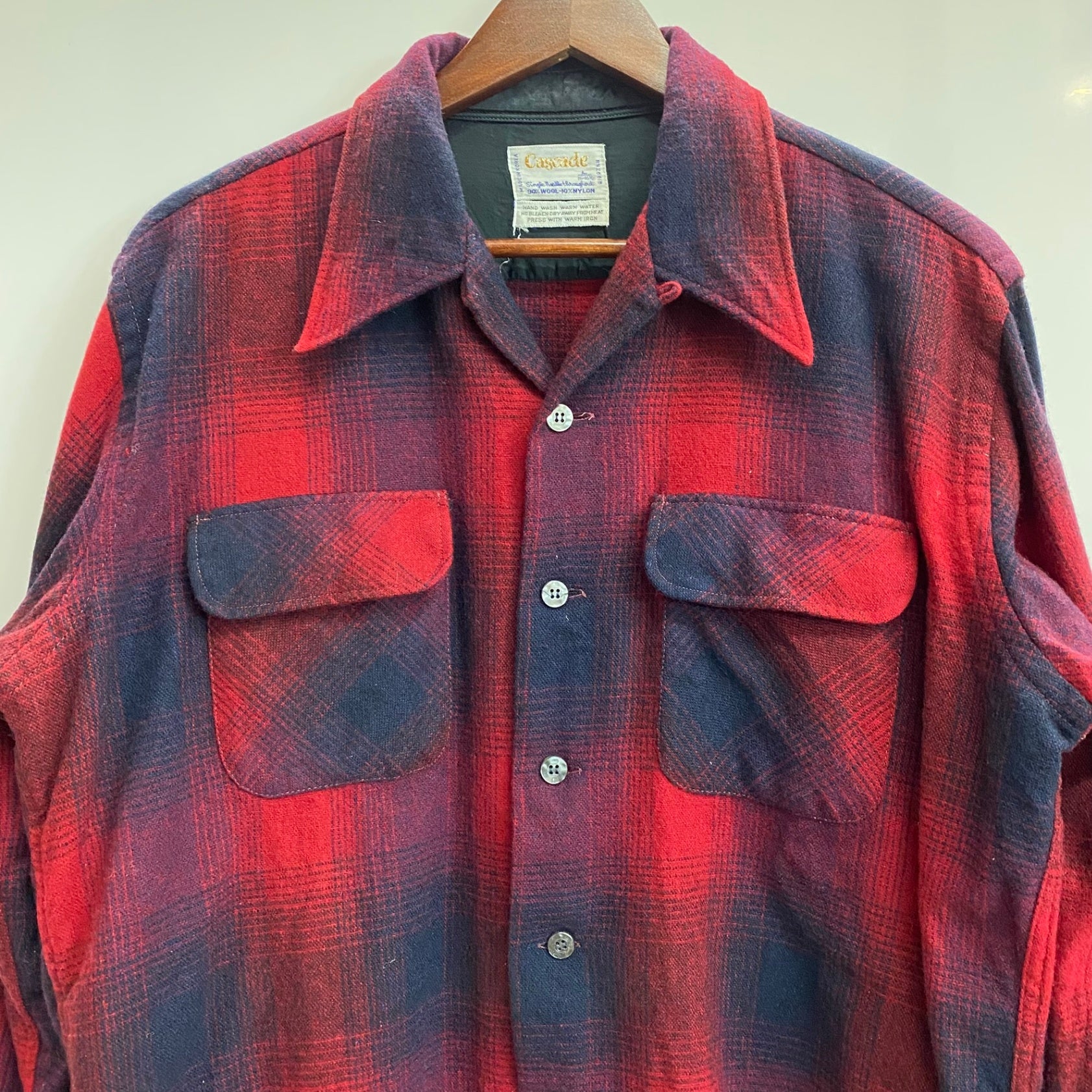 曜日割引対象外】 ヴィンテージ vintage 60's~ CASCADE オープンカラー