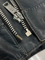 ルイスレザー Lewis Leathers MONZA モンザ DOUBLE RIDERS JACKET ダブル ライダース ジャケット ジップアップ バイカー アウター 紺 ジャケット ロゴ ネイビー 104MT-2225