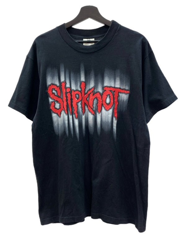 バンド band 00s Slipknot TEE スリップノット Tシャツ winterlandタグ パンク バンT 半袖 黒 Tシャツ ロゴ ブラック Lサイズ 104MT-2346