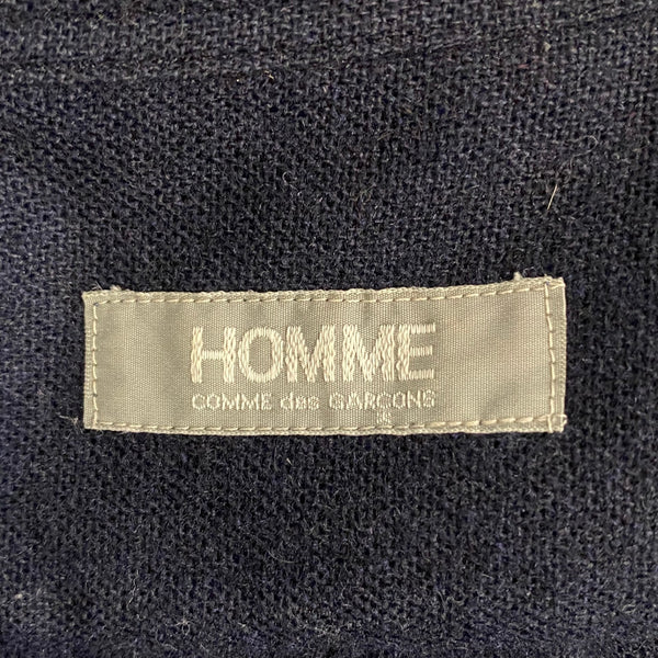 コムデギャルソンオム COMME des GARCONS HOMME デカオム 長袖シャツ ネイビー 35サイズ 201MT-4584