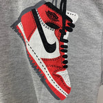 ナイキ NIKE 90s 00s 肩掛け ジョーダン Tシャツ グレー 201MT-4585