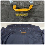 【曜日割引対象外】 キャピタル KAPITAL 3B 総柄 コットンジャケット ジャケット ネイビー XLサイズ 201MT-4236 VB