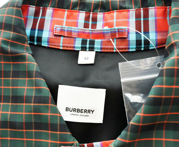 バーバリー ロンドン イングランド BURBERRY LONDON ENGLAND  CHECKED COAT チェック柄 ロングコート 8029777 52 ジャケット ギンガムチェック レッド 103MT-406