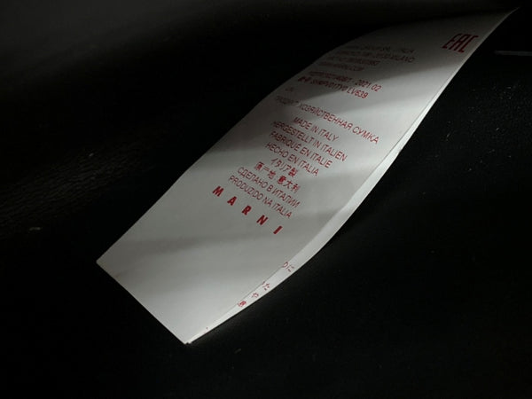 マルニ MARNI BLACK MUSEO SMALL BAG ミュゼオ スモール バッグ 2Way ショルダー ハンド かばん 黒 SHMPV01TY0 LV639 バッグ レディースバッグ 2way・3wayバッグ ロゴ ブラック 104B-93