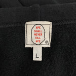 ア ベイシング エイプ A BATHING APE 00s ジップ フーディー ベスト スワロフスキー zip hoodie vest SWAROVSKI ノースリーブパーカー ブラック Lサイズ 201MT-4614