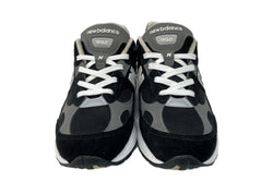 ニューバランス new balance 24年製 U992 ABZORB SBS メッシュ スエード ランニング ローカット シューズ 黒 U992BK メンズ靴 スニーカー ブラック 29cm 104S-1037