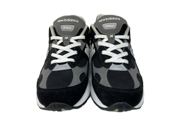 ニューバランス new balance 24年製 U992 ABZORB SBS メッシュ スエード ランニング ローカット シューズ 黒 U992BK メンズ靴 スニーカー ブラック 29cm 104S-1037