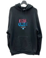 ボルトルーム VAULTROOM ANTI CHEAT Hoodie アンチ チート フーディ スウェット パーカー 黒 パーカ 刺繍 ブラック Lサイズ 104MT-1884